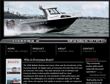 Tablet Screenshot of everymanboats.co.nz